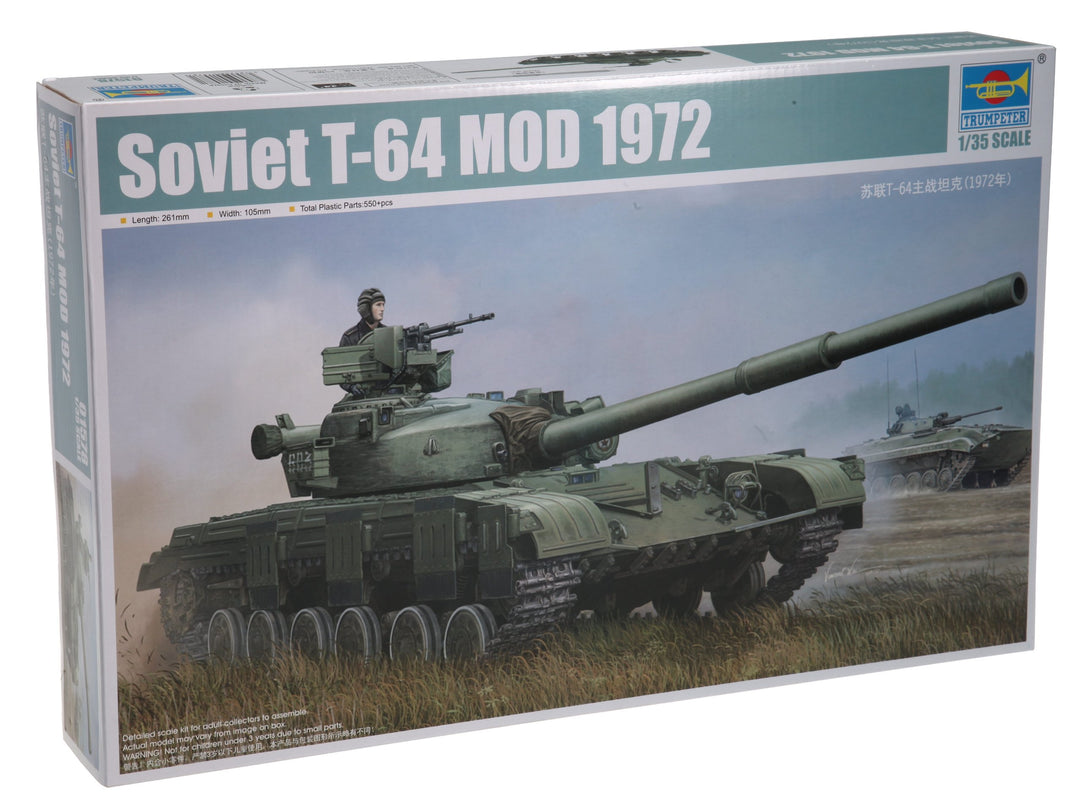 Trumpeter 01578 Modellbausatz Soviet T-64 MOD 1972