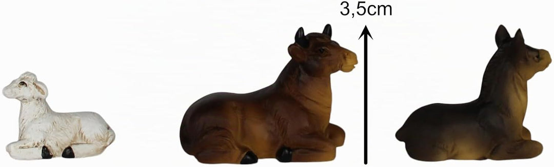 ZICOM Krippenfigurenset Haifa barock ca. 8cm 12-TLG. Polyresin, handbemalt