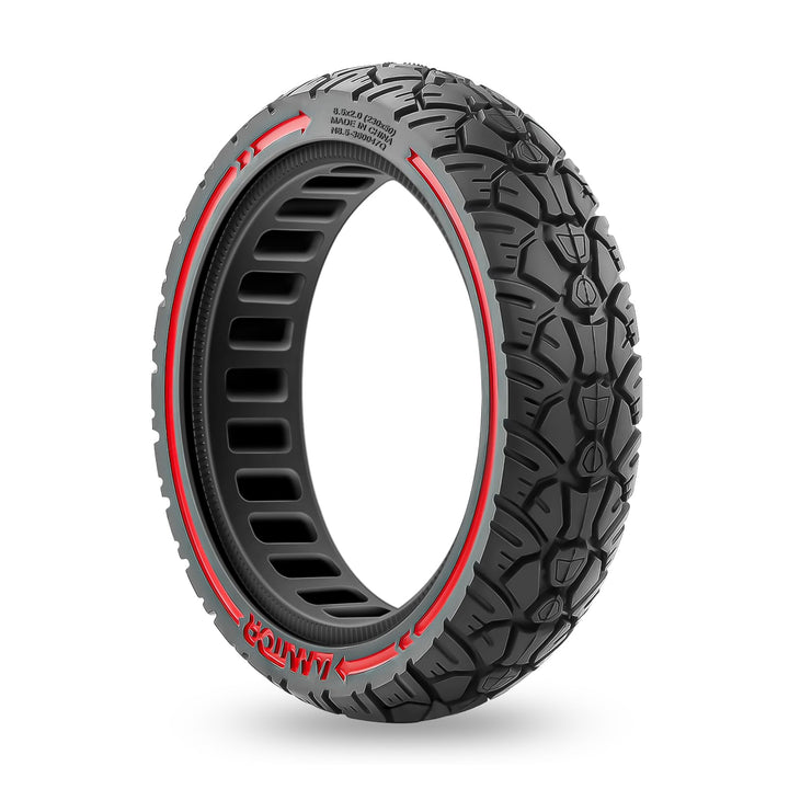 8,5x2 Reifen Vollgummi Offroad, E Scooter Reifen 8 1/2 x2 Vollgummi mit Pannensichere, Wartungsfrei