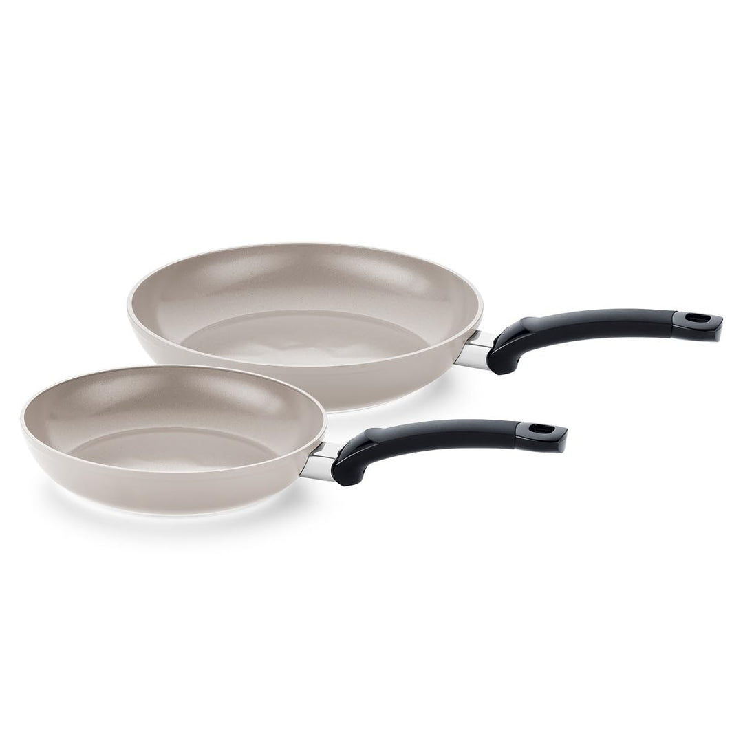 Fissler Ceratal Classic Pfannen-Set / 2-teilig, Aluminium-Pfanne, Keramik-beschichtet (24+28 cm) Cer