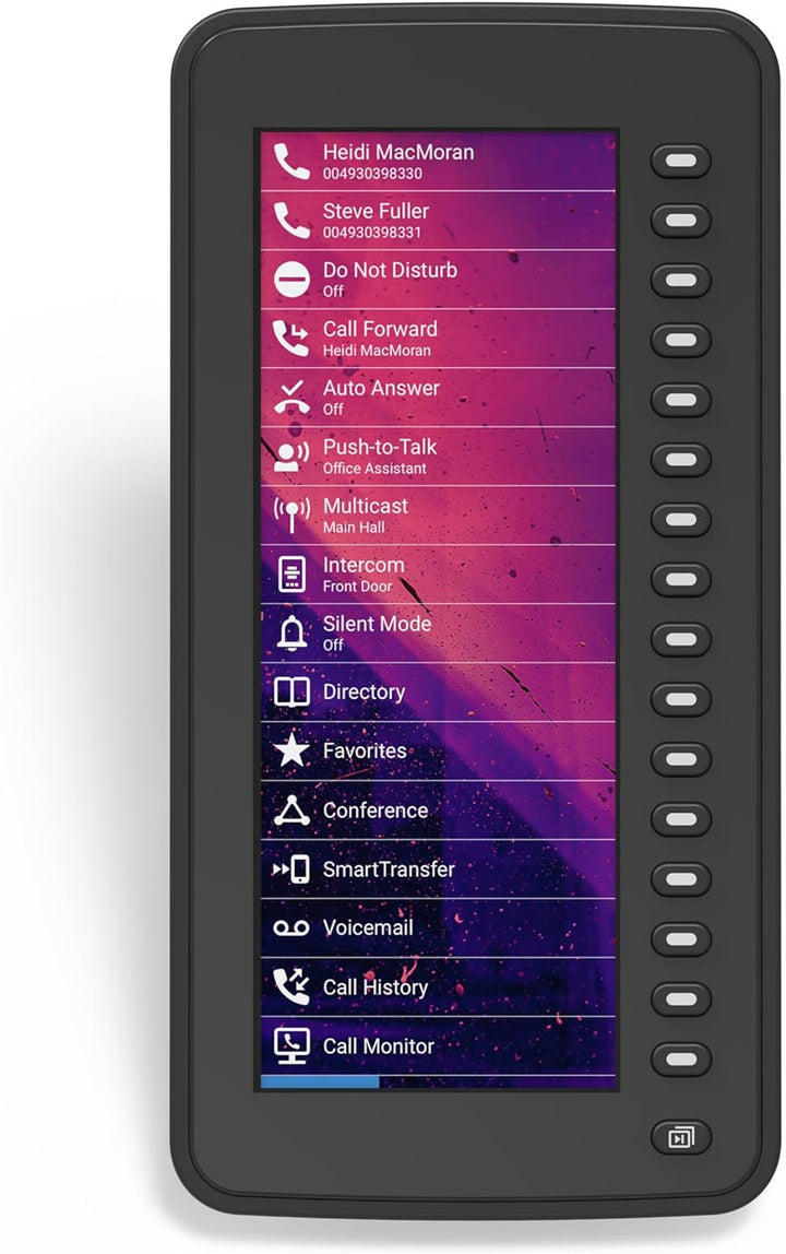 Snom D7C Farb-USB-Erweiterungsmodul für D7xx-Telefone (hochauflösendes Farbdisplay mit Hintergrundbe
