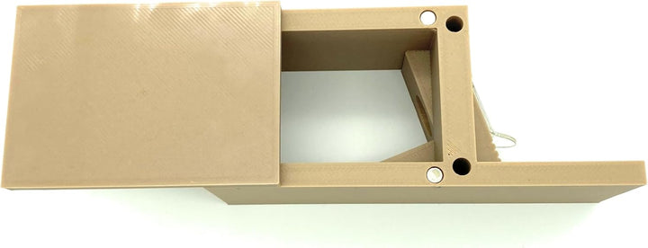 Grosser Hummelklappenvorbau, Hummelklappe/Wachsmottensperre - Eingang rechts, für Ihren Hummelkasten