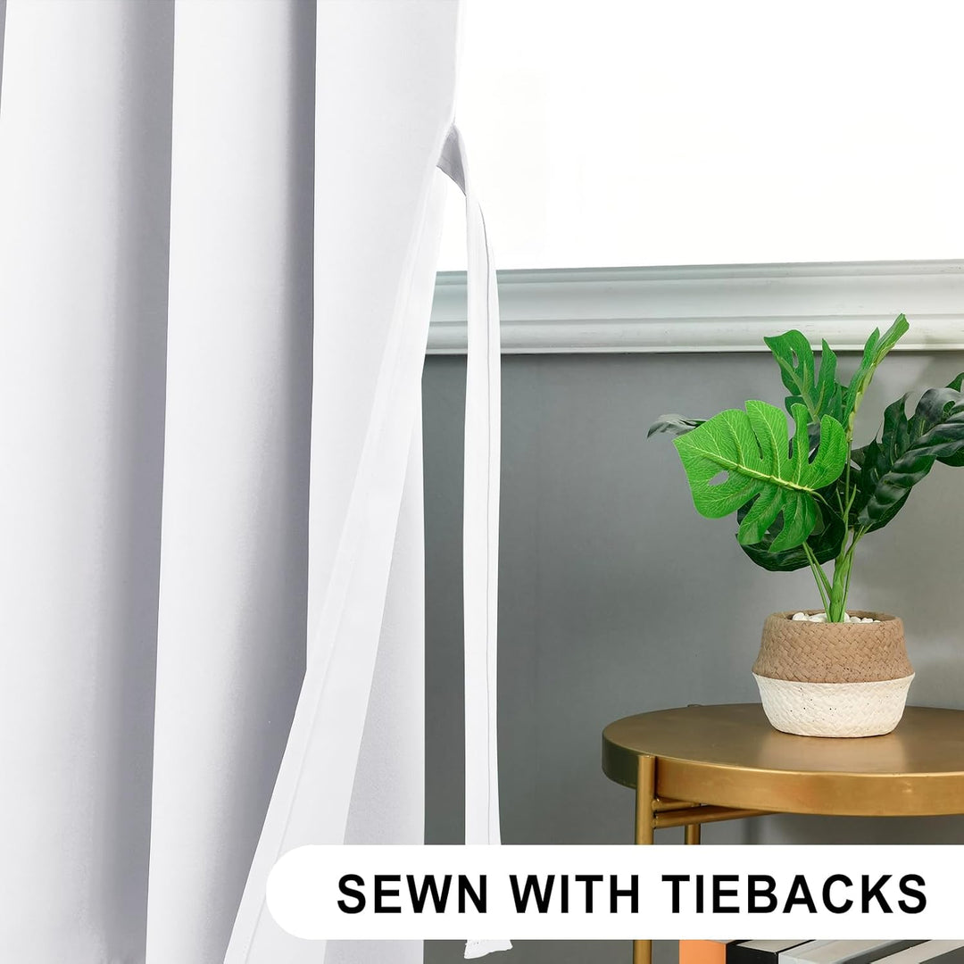 DWCN Vorhang Blickdicht mit Kräuselband Verdunkelungsgardinen mit Ösen 2 Stücke Wärmeisolierend Ther