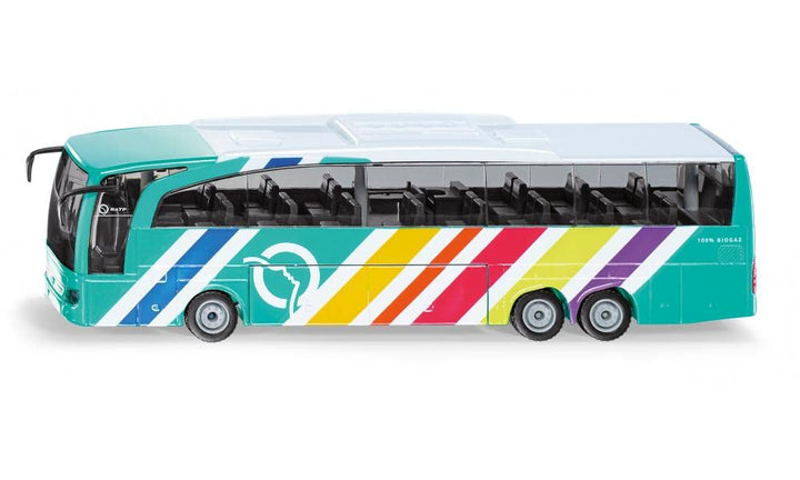 siku 3738001, Mercedes-Benz Travego Reisebus RATP Frankreich, 1:50, Metall/Kunststoff, Multicolor, Ö