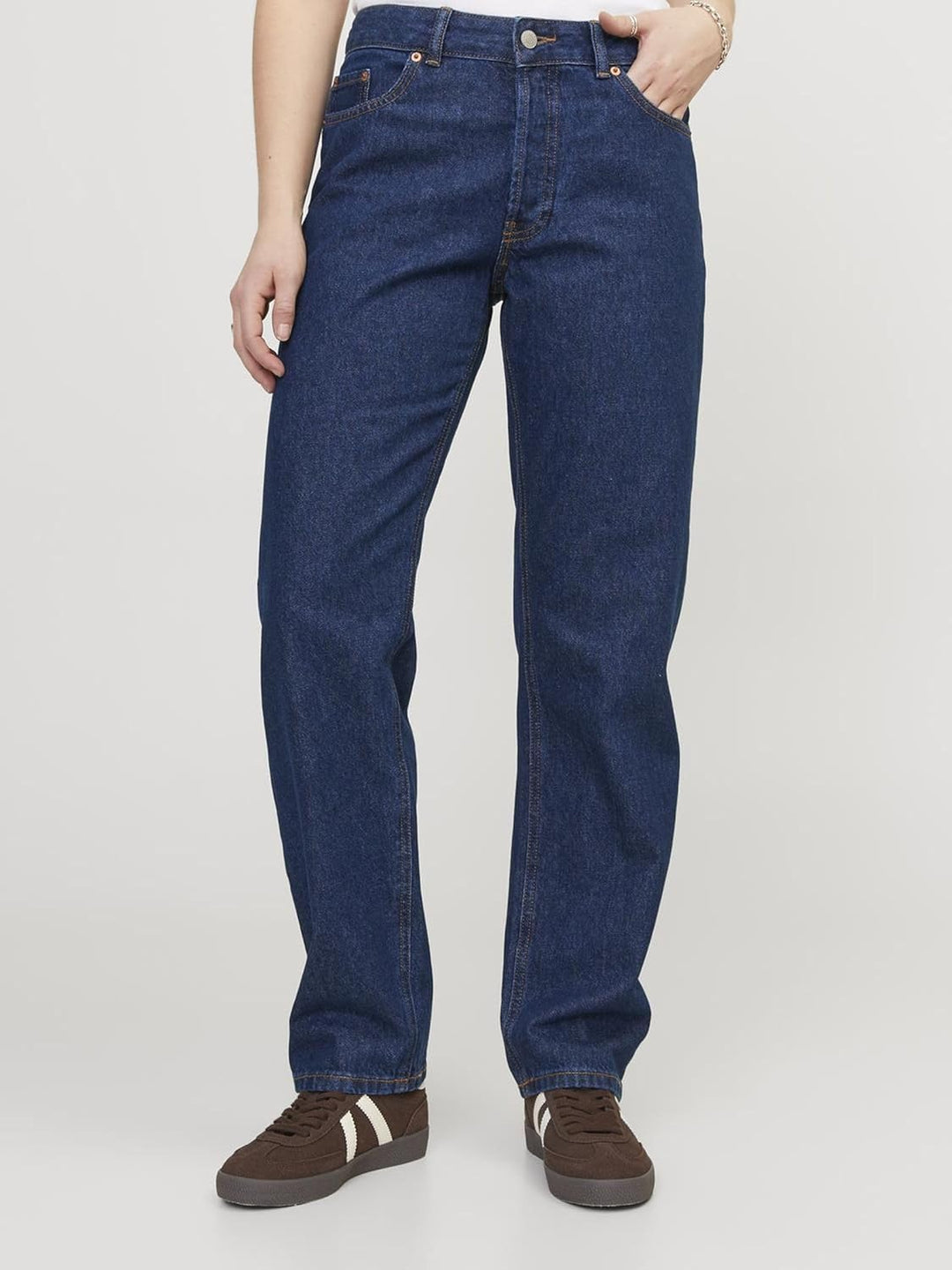 JJXX Women's Jeans 26W / 32L Dark Blue Denim, 26W / 32L Dark Blue Denim