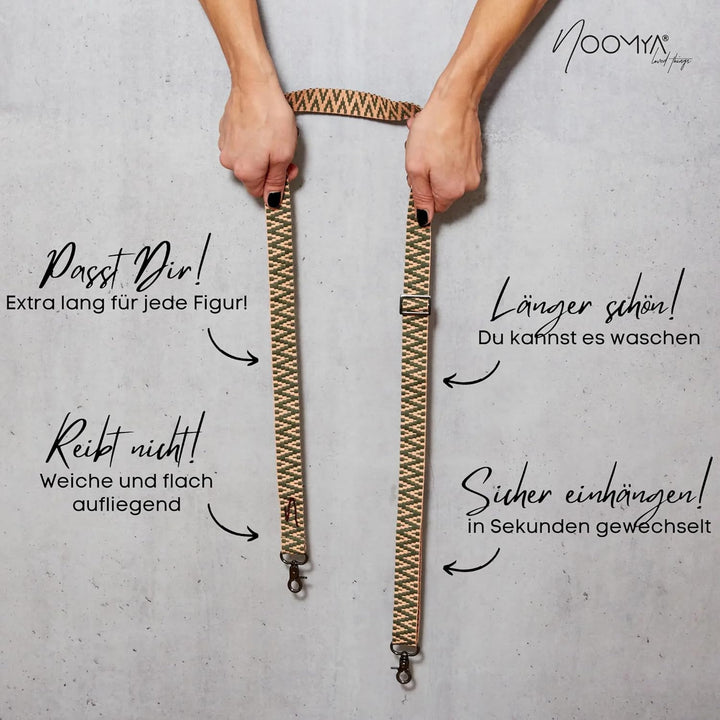 NOOMYA breite Handykette – Handyband universal zum Umhängen mit Adapter, Handy Band verstellbar & ab