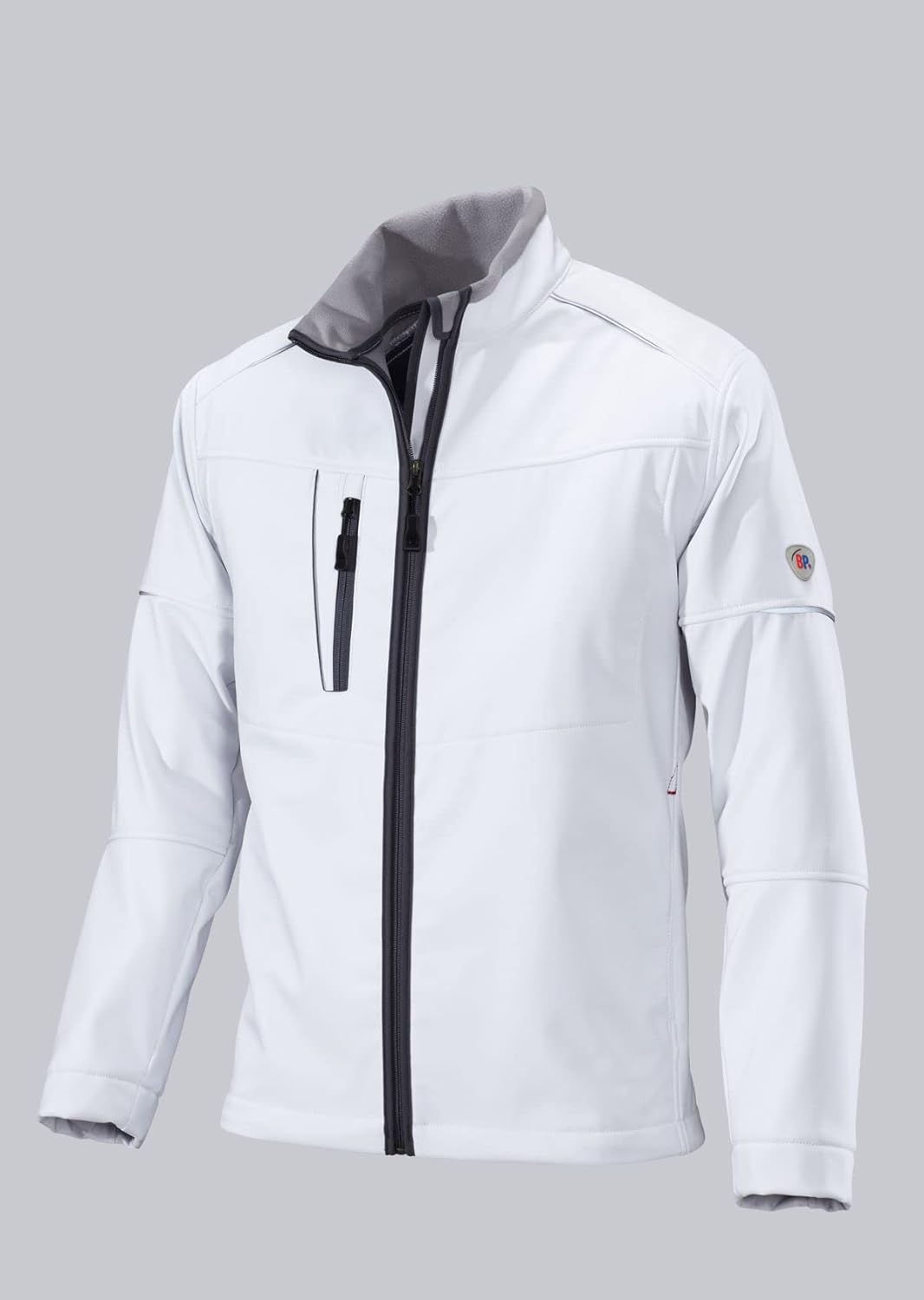 BP 1868-572-21-L Herren-Softshell-Jacke, Stehkragen, Frontreissverschluss, 300,00 g/m² 100% Polyeste