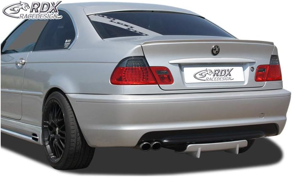 RDX Racedesign RDHAD1-004 Heckschürzenansatz 'Diffuser U-Diff' passend für BMW 3er E46 1999-2007 (PU