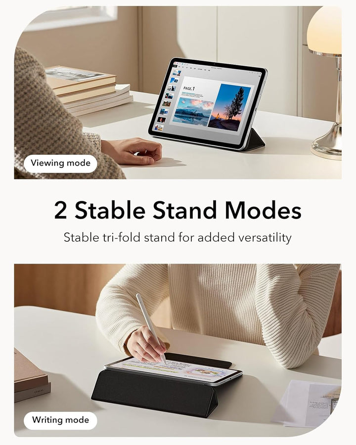 ESR für iPad Air 11 Zoll 2024 Hülle M2, iPad Air 6/5/4 Hülle 2022/2020 10,9 Zoll, Starke Magnetbefes