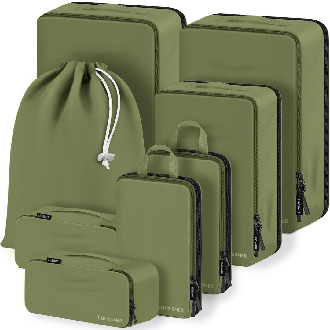 Koffer Organizer Set 8-teilig, Packtaschen für Koffer, Packing Cubes Set für Reise,Packtaschen mit K