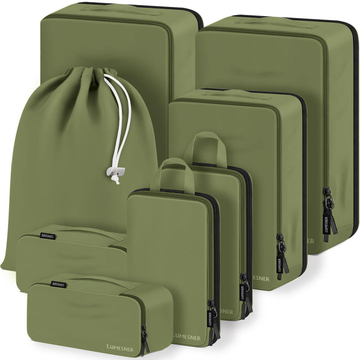 Koffer Organizer Set 8-teilig, Packtaschen für Koffer, Packing Cubes Set für Reise,Packtaschen mit K