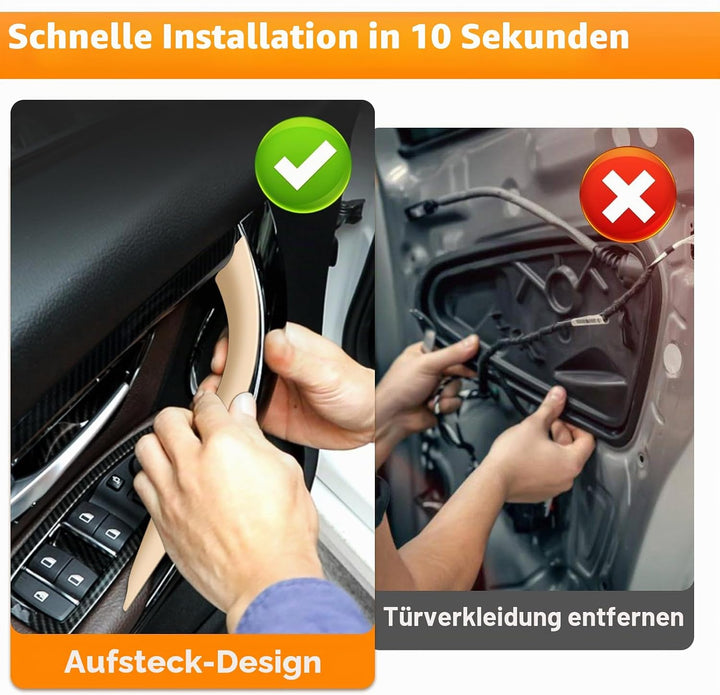 TTCR-II 2PCS Türgriff Innen Kompatibel Mit Türgriffe BMW 3er 4er F30/F31/F34/F80 320i,328i,330i,335i