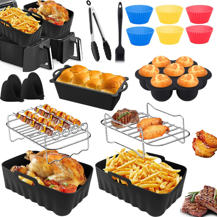 Ninja Heissluftfritteuse Zubehör, Airfryer Zubehör für Ninja Foodi Max Dual Zone Heissluftfritteuse