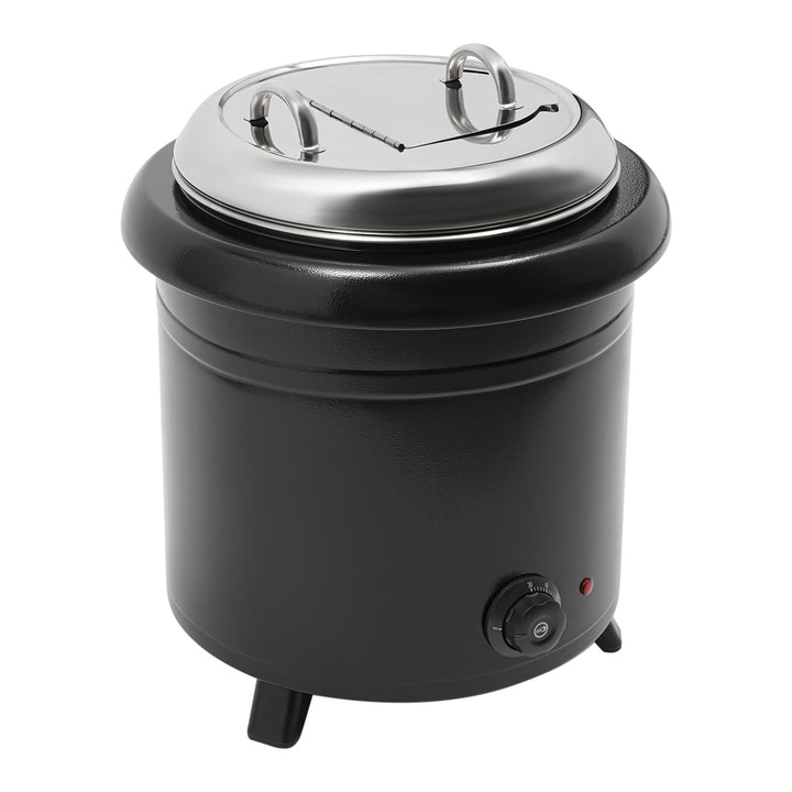 13L Elektrischer Suppenwärmer 400W Elektrisch Suppentopf mit Herausnehmbarem Innerer Topf und Deckel