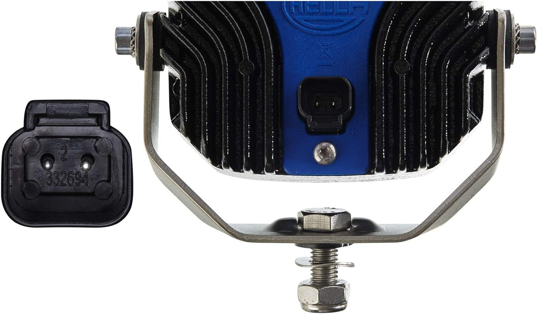 HELLA - LED-Rückfahrscheinwerfer - Power Beam 1000 - 24/12V - Anbau - stehend - Stecker: DEUTSCH Ste