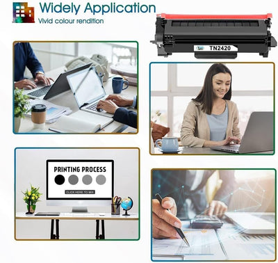 Cool Toner TN2420 TN-2420 Kompatibel Toner für Brother MFC L2710DW TN 2420 2410 TN2410 MFC-L2710DW H