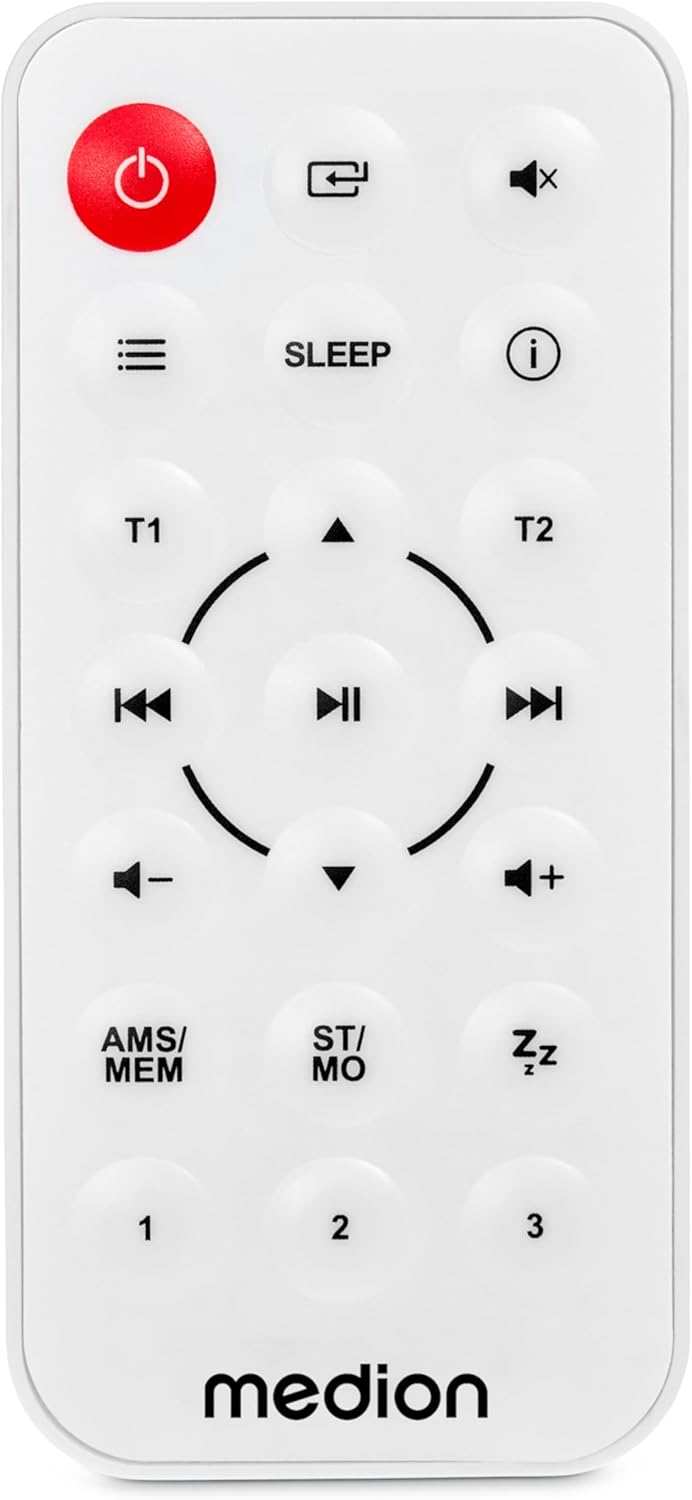 MEDION P66750 Küchen Unterbauradio (DAB+ Küchenradio, PLL UKW Radio, dimmbares TFT Farbdisplay, Koch