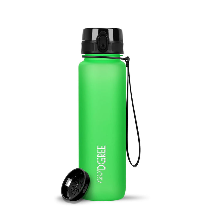 720°DGREE Trinkflasche “uberBottle“ +Sieb - 350ml, 500ml, 650ml, 1000ml, 1,5l, 2l - BPA-Frei - Wasse