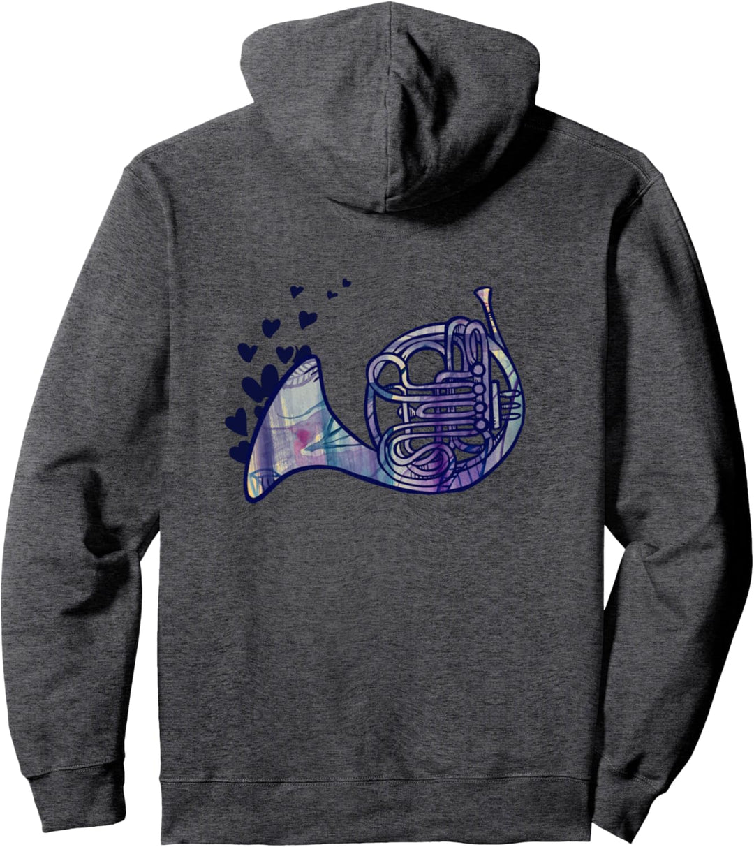 French Horn Love Band Class Pullover Hoodie