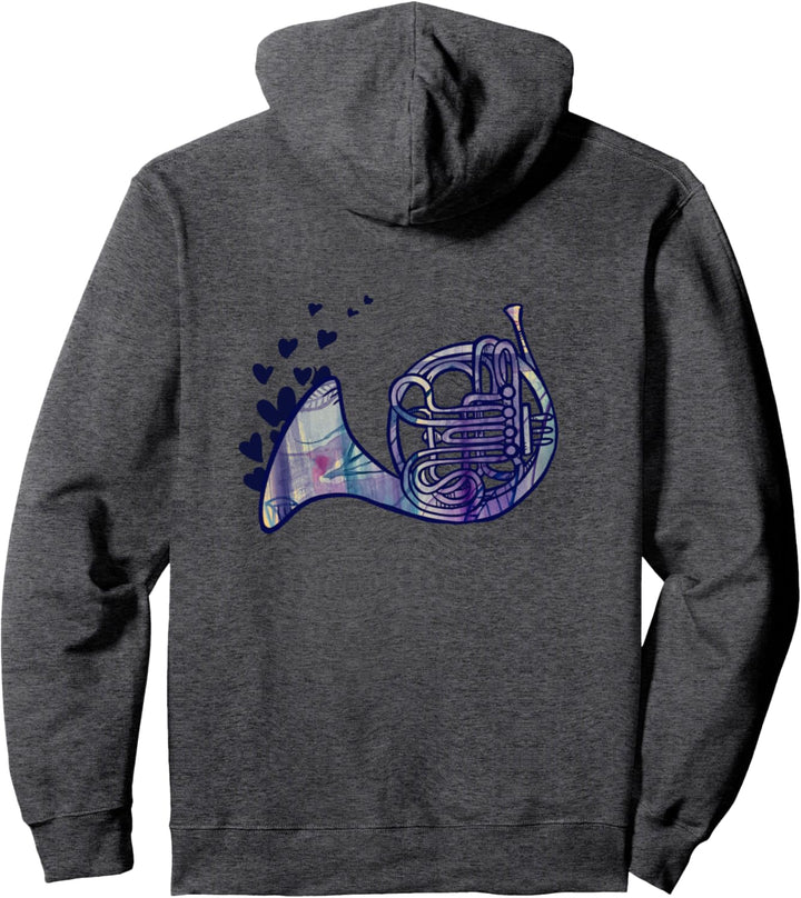 French Horn Love Band Class Pullover Hoodie