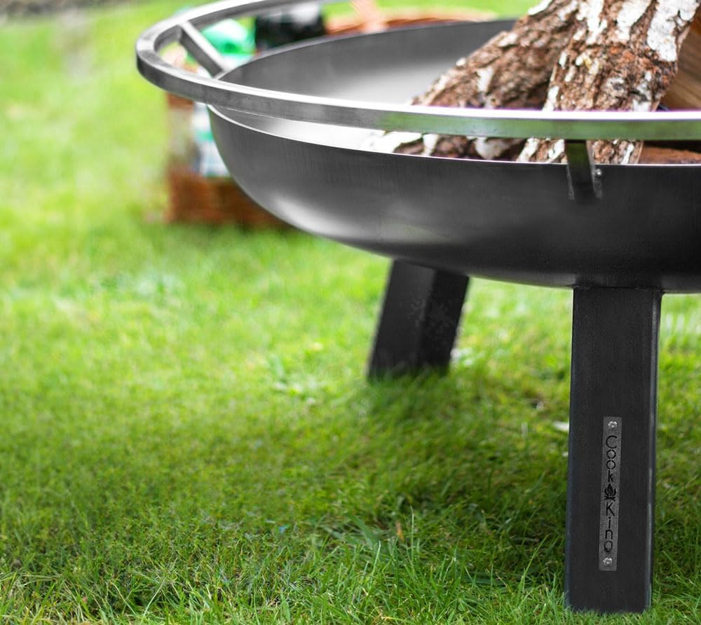 CookKing Porto Feuerschale 60cm - BBQ Feuerschalen für den Garten - Feuerstelle Outdoor &amp; Feuertonne