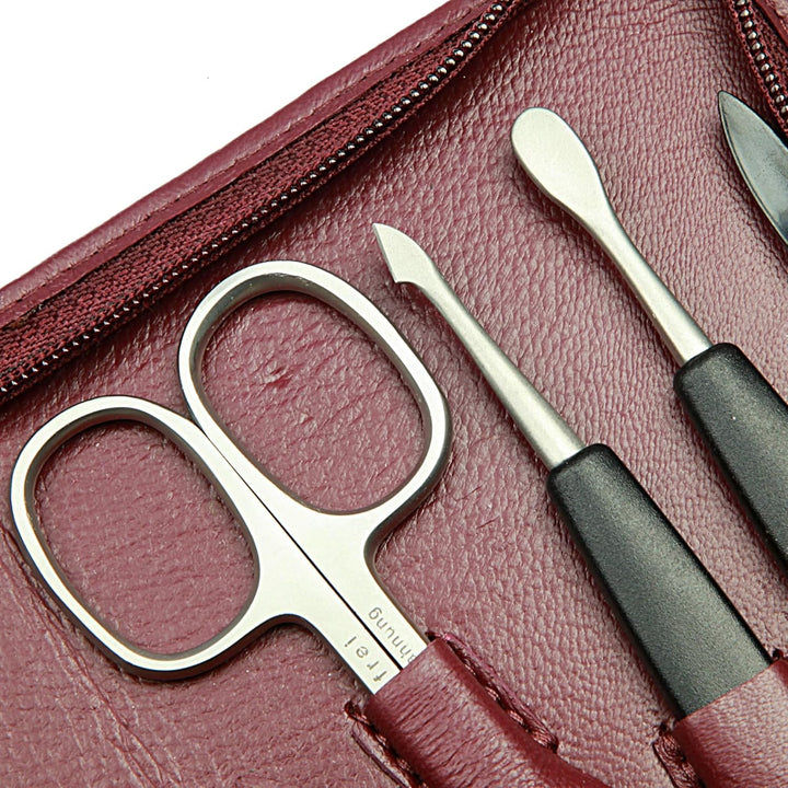 Sonnenschein by Hans Kniebes - Manicure-Etui, Reissverschluss: 9-tlg. Bestückung, rostfrei-edelmatti