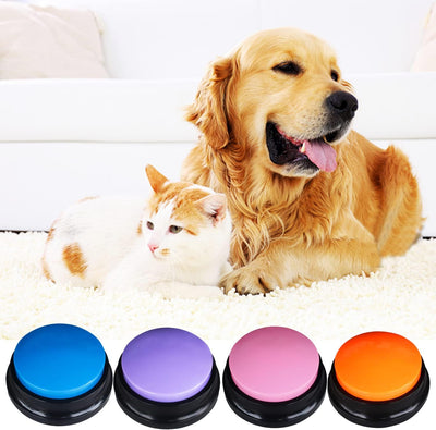Buzzer Mit Sound Hundeklingel Hunde Buttons Zum Sprechen Recordable Answer Buzzers Katzenklingel 4 S