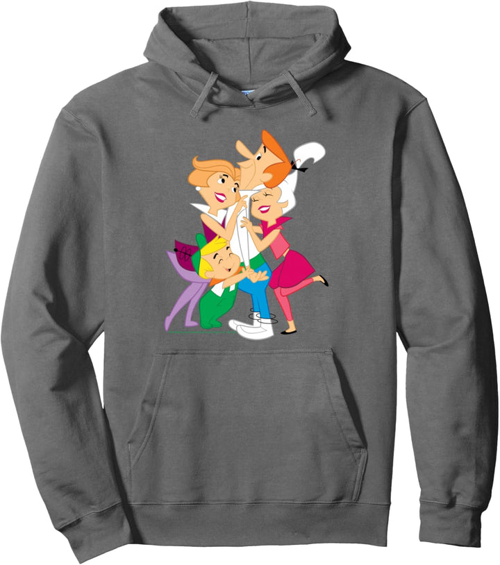 The Jetsons George Jane Judy Elroy Group Hug Pullover Hoodie