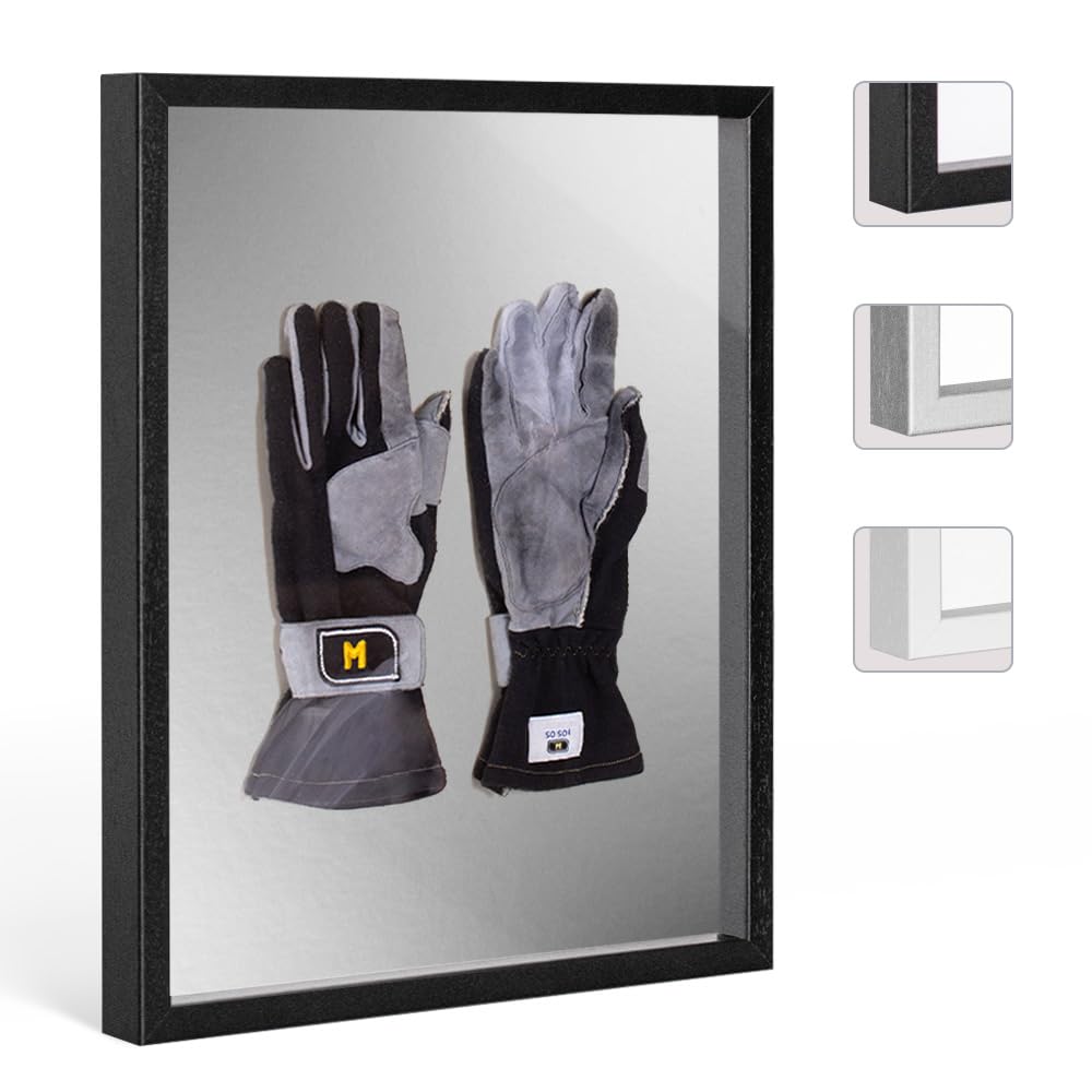 Bildershop-24 Objektrahmen Trikotrahmen Vario inkl. Bügel und Passepartout 50x60cm Schwarz (lackiert