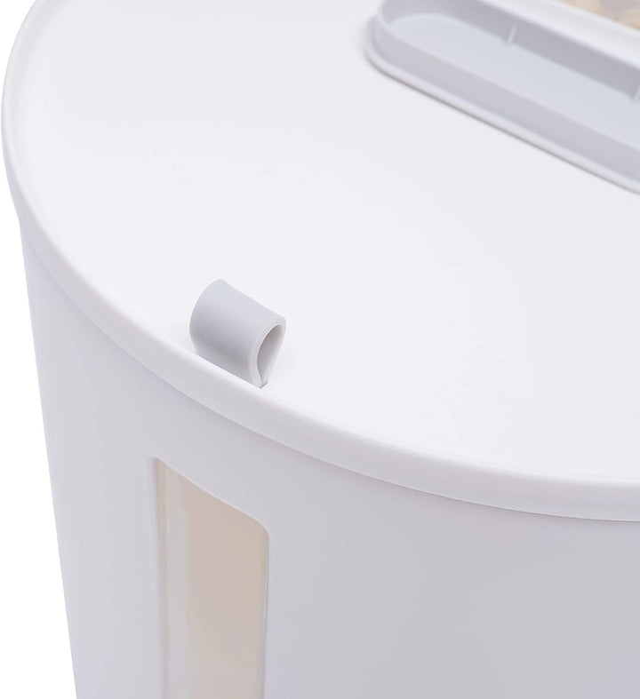 Müslispender 6KG/10KG Küche Trockenen Lebensmittel Spender Getreide Reis Container mit Skala für Bla