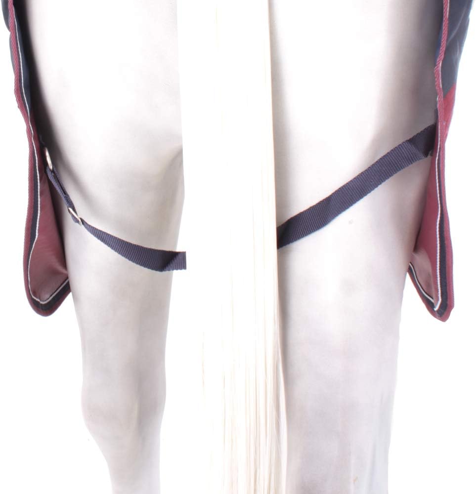 Equitheme Hemd High Neck Tyrex New 1200D ? Farben ? Marineblau/Bordeaux, Grösse der Decke ? 6.6 Mari