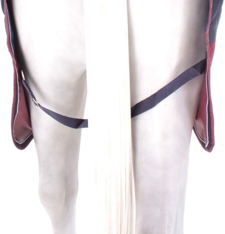 Equitheme Hemd High Neck Tyrex New 1200D ? Farben ? Marineblau/Bordeaux, Grösse der Decke ? 6.6 Mari