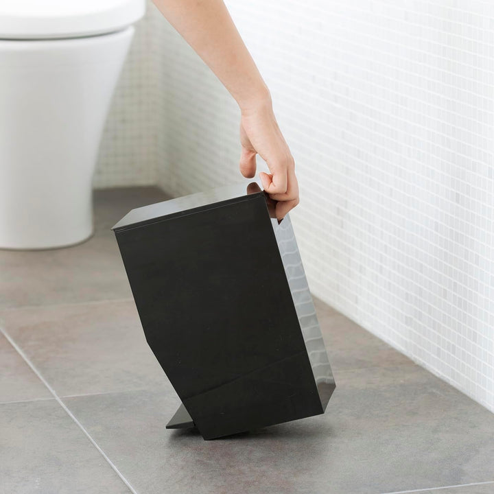 Sanitary pedal bin - Tower - black Schwarz, Schwarz