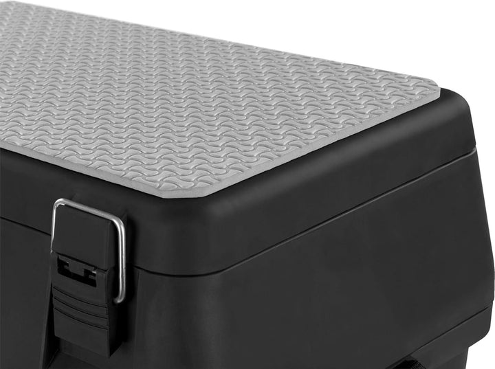 Angelkoffer Angelbox Angeltasche gepolsterte Sitzkiepe Sitzfunktion Gerätekasten mit Rucksackfunktio
