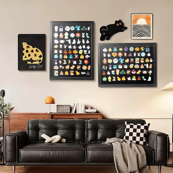 tutata 12x16 Pin Vitrine Emaille Pin Display Rahmen Pin Collection Display Shadow Box für Wanddispla