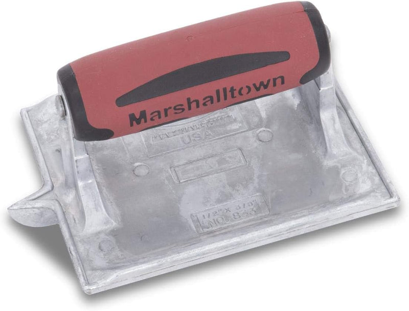 Marshalltown 834D 6 X 4 Zink Nutfräse-3/4D X 3/8 Bit-DuraSoft Griff, Silber, 152x111 mm