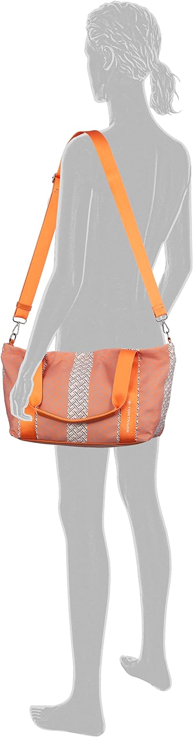 TOM TAILOR Damen Leoni Umhängetasche 50 x 19 x 25 (LxBxH) Orange, 50 x 19 x 25 (LxBxH) Orange
