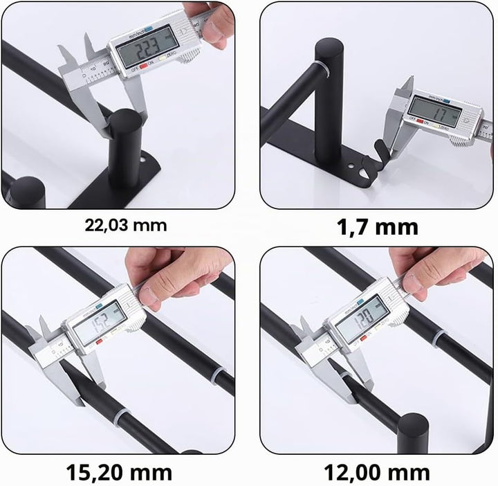 Einziehbar Handtuchhalter 43-78CM Edelstahl Handtuchhalter Bad Handtuchstange Wand-handtuchhalter mi