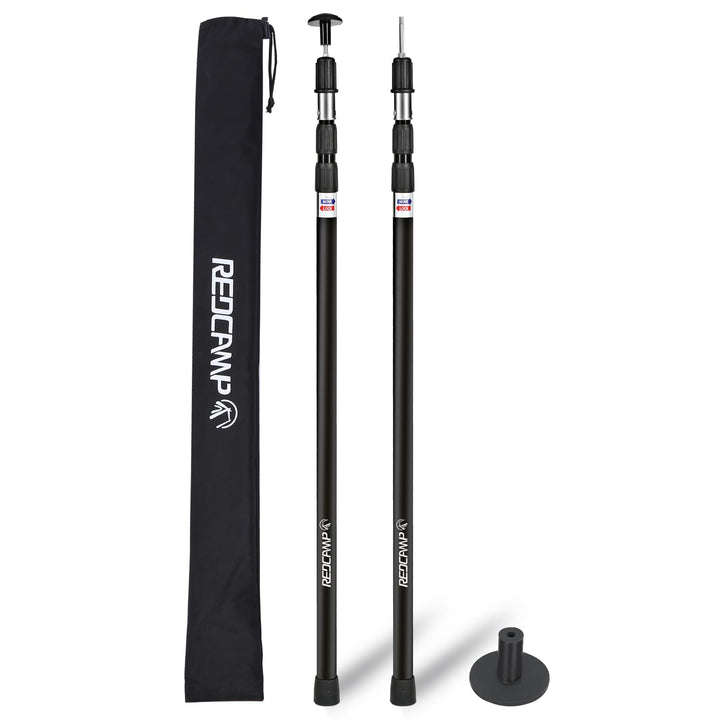 REDCAMP Aluminium Zeltstangen Teleskop 2er-Set, 230/320 cm Camping Teleskopstange Zelt, Verstellbar