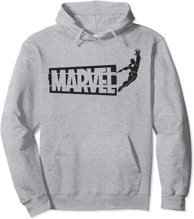 Marvel Iron Man Fly By Logo Pullover Hoodie
