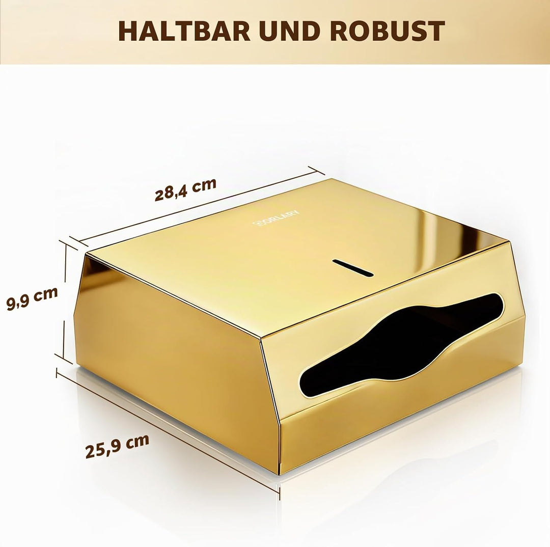 Papierhandtuchspender, Wandhalterung, kommerziell, C-Falz, Multifold-Handtuchspender, Edelstahl-Tasc