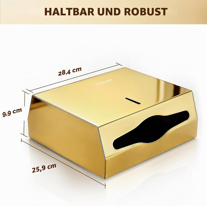 Papierhandtuchspender, Wandhalterung, kommerziell, C-Falz, Multifold-Handtuchspender, Edelstahl-Tasc