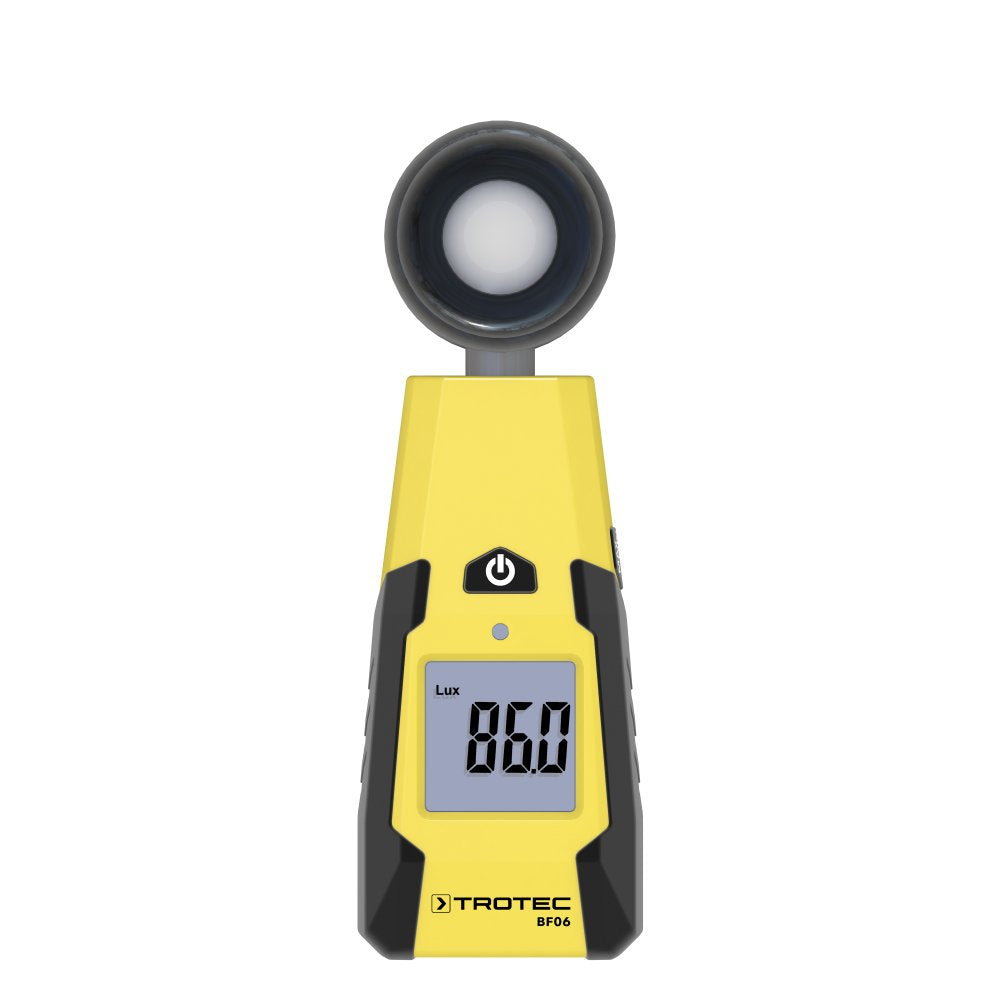 TROTEC BF06 Luxmeter Lichtstärkemessung Detektor Infrarot-Filter Messung von Beleuchtungsstärke und