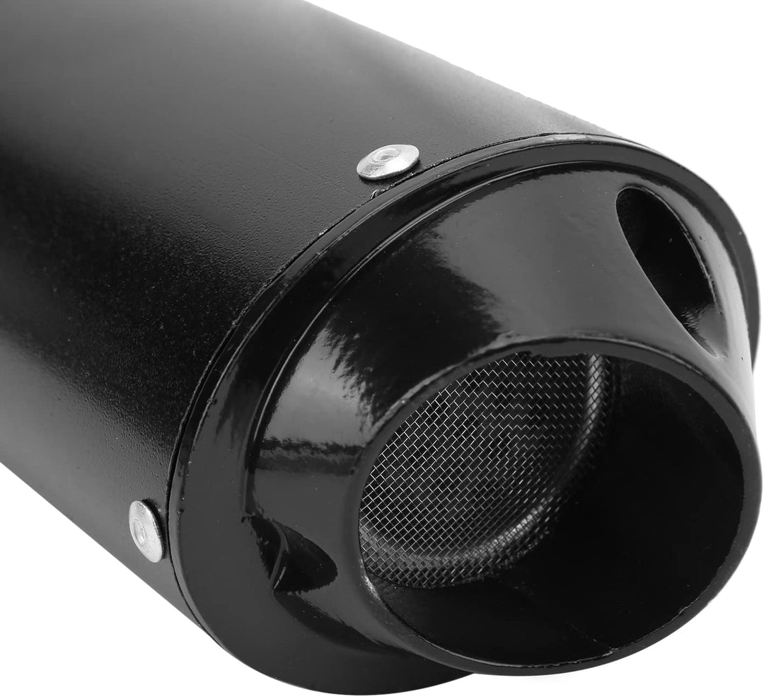 Powersports Schalldämpfer Auspuff 32 Mm 1,3 Zoll Auspuff Schalldämpfer Schwarz für 90 110 125 150 16