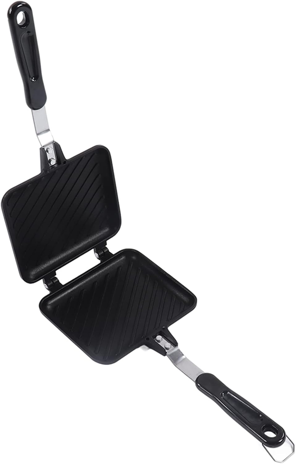 Ejoyous Heisser Sandwich-Maker, Antihaft-Panini-Pfanne, Sandwich-Pfanne, Frühstück, Doppelseitige Br