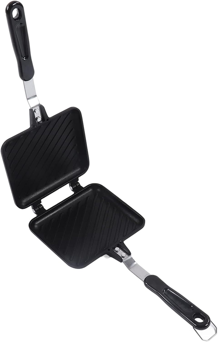 Ejoyous Heisser Sandwich-Maker, Antihaft-Panini-Pfanne, Sandwich-Pfanne, Frühstück, Doppelseitige Br