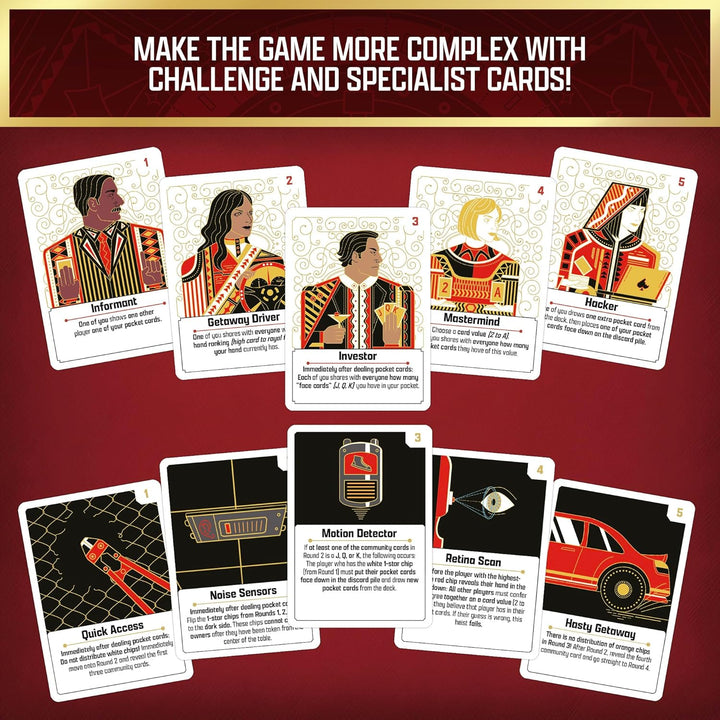 Thames & Kosmos The Gang | Kooperatives Poker | Familienspielabend | Strategiespiel | ab 10 Jahren