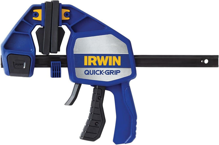 Irwin 10505942 XP Einhand-Zwinge 150 mm, extrem Haltekraft 250 kg, Spreizfunktion