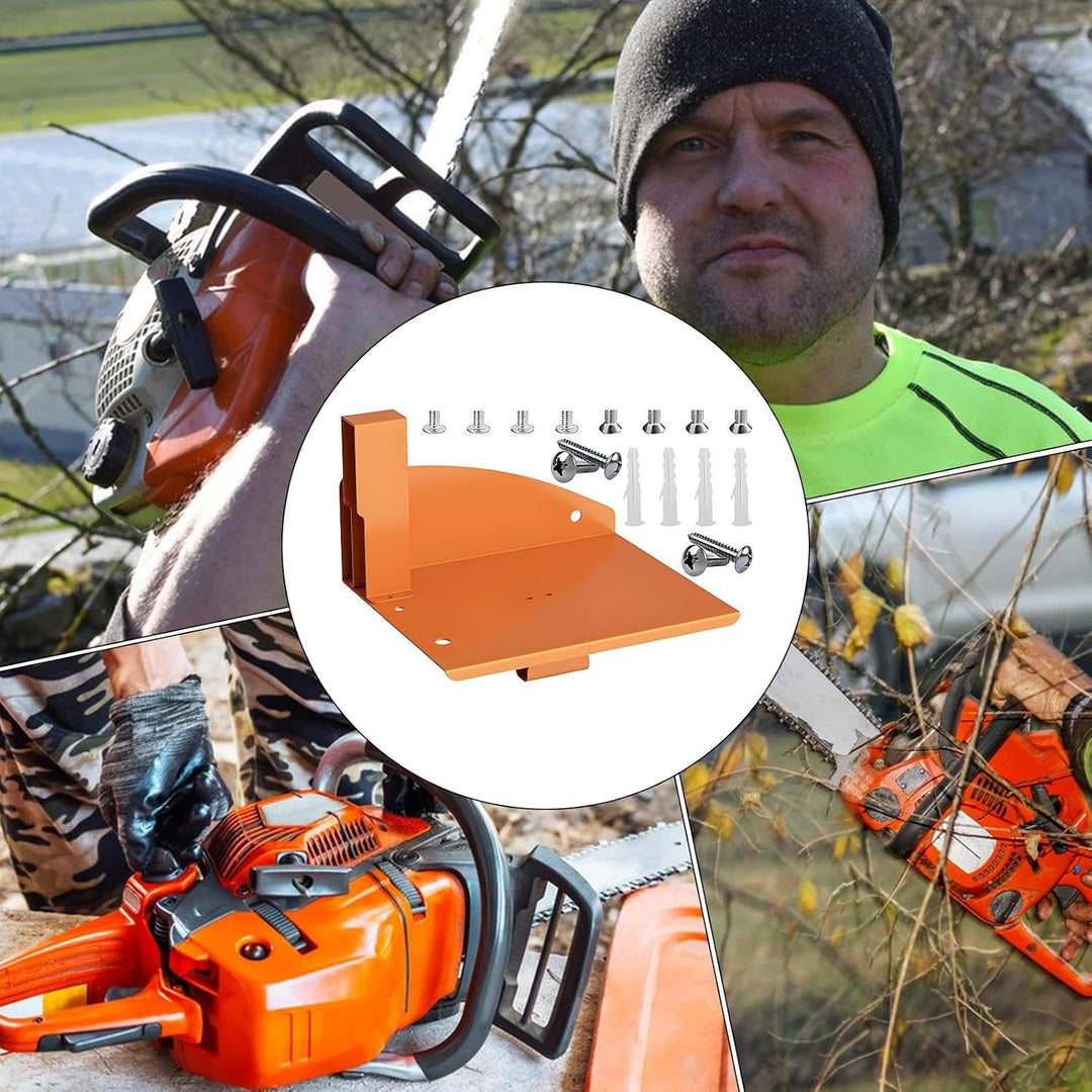 Kettensägenhalter Für Traktor, Robuste Wandhalterung, Aufbewahrung Für Garage LKW Gartenwerkstatt Ra