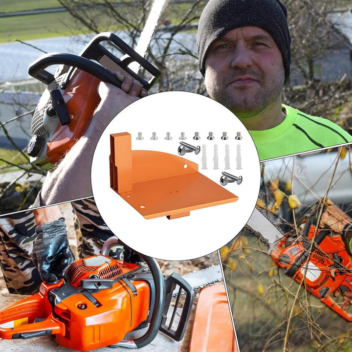 Kettensägenhalter Für Traktor, Robuste Wandhalterung, Aufbewahrung Für Garage LKW Gartenwerkstatt Ra
